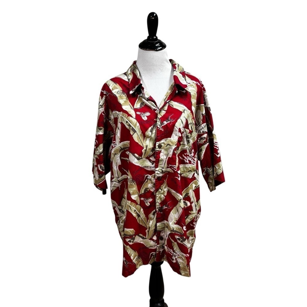 Patagonia Pataloha Men's XL Vintage Hawaiian Button Down Shirt Coconut Buttons